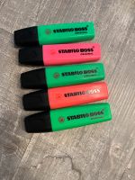 Textmarker Marker Text Markieren stabilo Boss grün rosa pink Schleswig-Holstein - Großhansdorf Vorschau