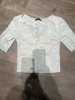 Zara Oberteil spitze weiß M 38 kurz Sommer Shirt Damen Nordrhein-Westfalen - Oberhausen Vorschau