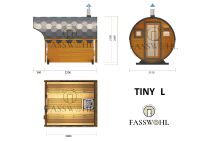 ☀️ Fasssauna Tiny kaufen Außensauna Gartensauna Sauna Saunafass Sachsen-Anhalt - Gröningen Vorschau