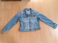 Jeansjacke mit Häkel-Detail Bayern - Marktoberdorf Vorschau