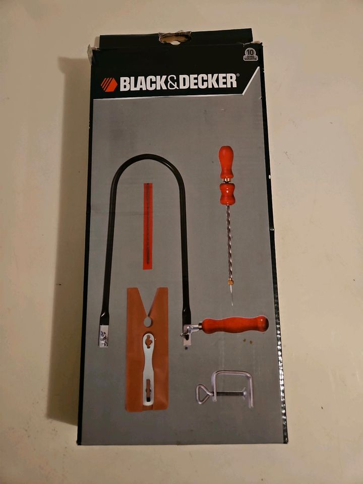 Black&Decker Laubsäge Set für Bastler Werkzeug OVP in Eckental 