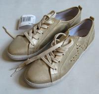 Schuhe DOCKERS Sneaker gold Gr. 38 / 39 Nieten leicht glänzend Pankow - Weissensee Vorschau