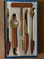 High Quality Bar Set Gold-plated with Rosewood Handle Buchholz-Kleefeld - Hannover Groß Buchholz Vorschau