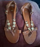 Damen Sandalen hellbraun H&M gr.40 Nürnberg (Mittelfr) - Kleinreuth b Schweinau Vorschau