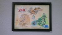 Zelda Skyward Sword Karte Poster Bild im Glasrahmen Nintendo Hessen - Dillenburg Vorschau