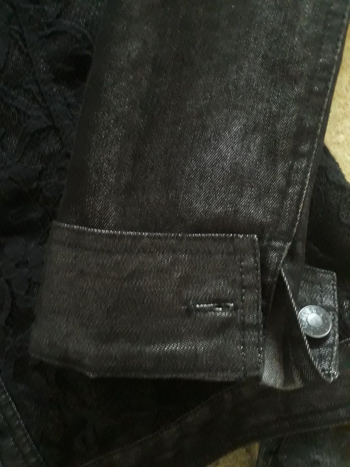 Jeansjacke schwarz Damen von nice connection, Gr. 40 in Verl