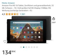 fire HD 10 (9. generation) Rheinland-Pfalz - Herborn Vorschau