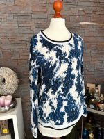 Only Bluse Shirt 36/S Oberteil Top Sommer Print blau weiß Hessen - Liederbach Vorschau