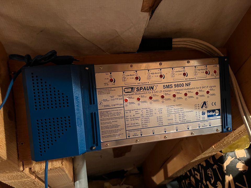 Verkaufe Sat Multiswitch 9/8 für bis zu 8 Teiln /Astra/Eutelsat) in Leutenbach