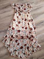 NEU Off-Shoulder Volants Rüschen Kleid Blumen Rosen H&M Größe 40 Bayern - Ichenhausen Vorschau