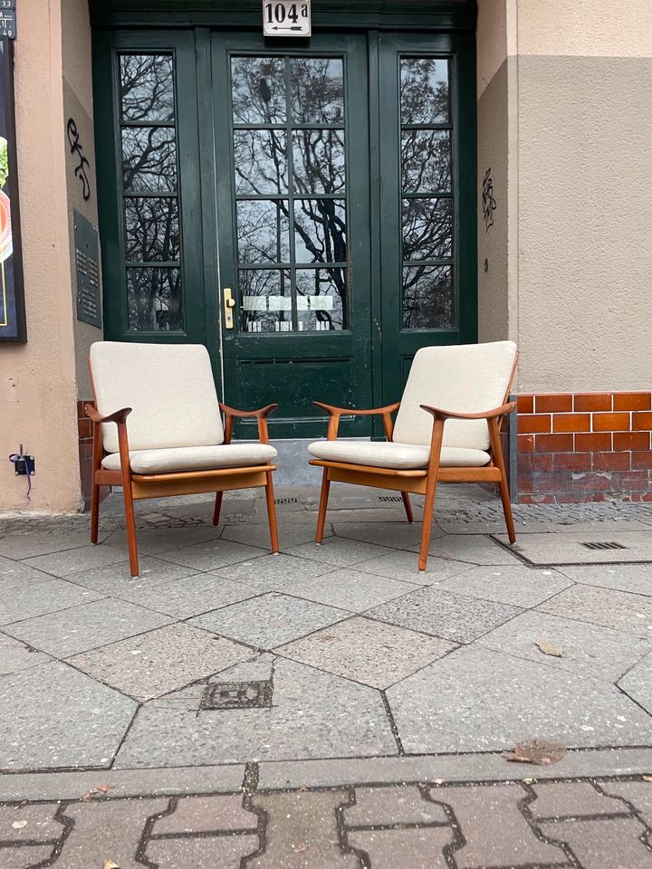 ◤ Frederik Kayser Sessel easy chair Teak Danish Design 60er Teakholz Dänisch Retro mid Century 50er 70er in Berlin