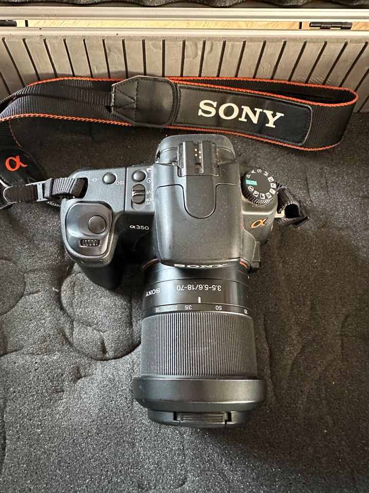 Sony Alpha DSLR-A350 Spiegelreflexkamera inkl. Zubehör in Jüchen