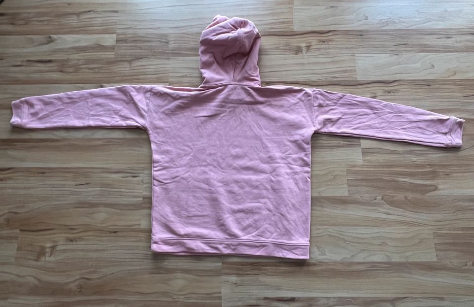 s. Oliver Hoodie Mädchen Gr. L 164 neuwertig rosa mit Spruch in Mittweida