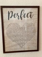 ED Sheeran *PERFECT* Poster Mit Rahmen Wiesbaden - Erbenheim Vorschau