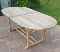 Alte Gartentisch aus Teak Holz  Ohne platten, Tisch ist fest, kan Nordrhein-Westfalen - Bünde Vorschau