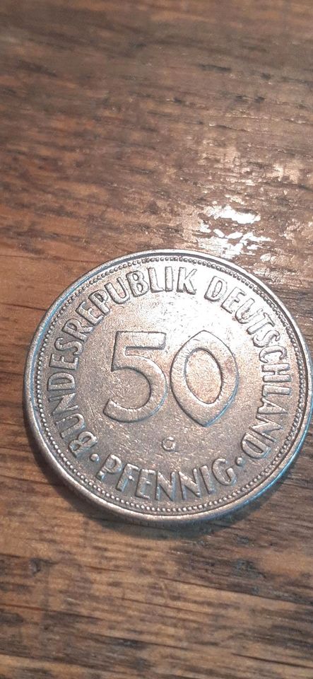 50 PFENNIG 1950 (G) BUNDESREP. DEUTSCHLANS in Fulda