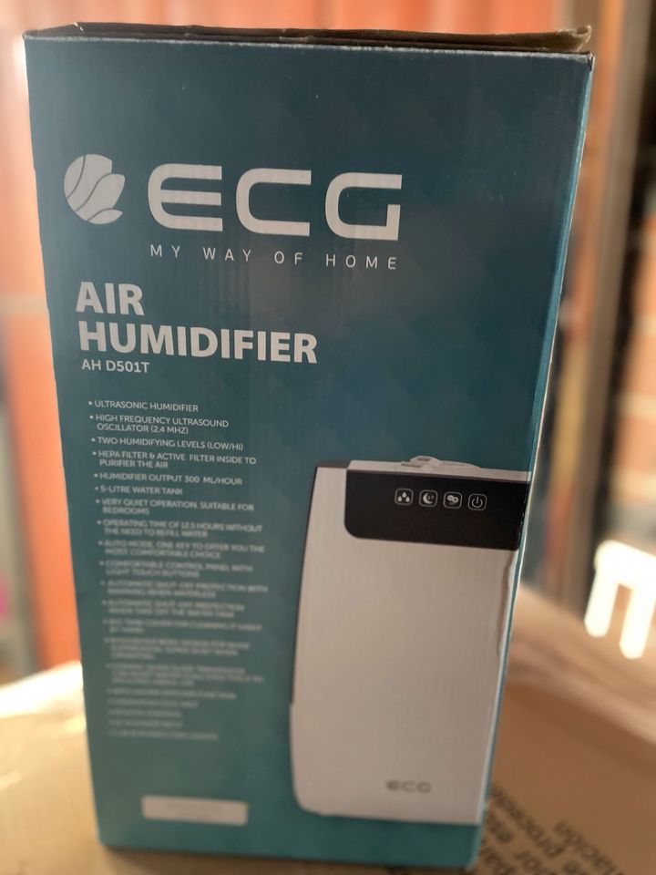 ECG Humidifier Luftbefeuchter Raumbefeuchter Neu in Waldhambach