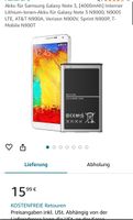 Akku für Samsung Galaxy Note 3, [4000mAh] Saarland - Völklingen Vorschau