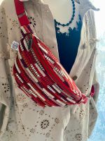 Rote Crossover Bauchtasche, Hip Bag, upcycling aus Polsterstoff Nordrhein-Westfalen - Greven Vorschau