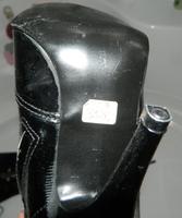 Hohe Lackstiefel schwarz, Gr. 5, hoher Neupreis, innen Reißversc Hessen - Büdingen Vorschau