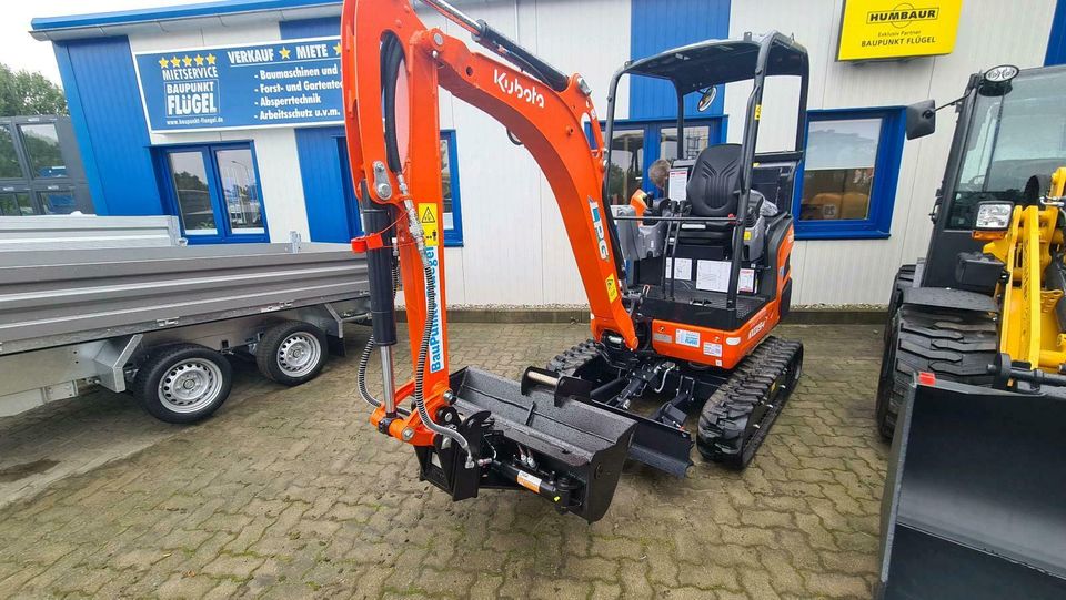 Kubota KX019-4 LPG Minibagger Mieten & Kaufen Gasbagger f. Innen in Bad Doberan