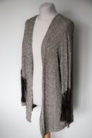 Cardigan Strickjacke / Bershka / Gr. M L 38 / meliert Spitze grau Nordrhein-Westfalen - Recklinghausen Vorschau