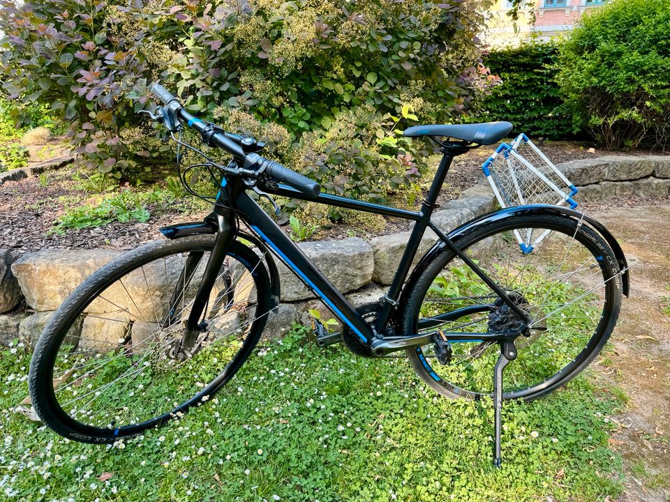 Cube SL Road Fahrrad / schwarz blau / Gr. 50 in Dresden