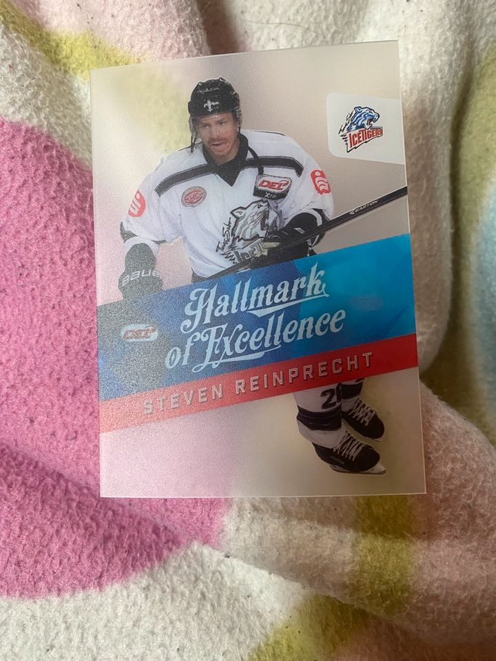 DEL Playercards Hallmark Nürnberg Ice Tigers Reinprecht in Kelkheim