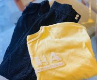 ZARA Outfit Gr. 134 ❤️ schwarze Hose & T-Shirt gelb ❤️ Berlin - Steglitz Vorschau