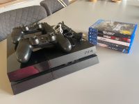 PlayStation 4 inkl 2 Controllern und Spielen Bayern - Weigenheim Vorschau