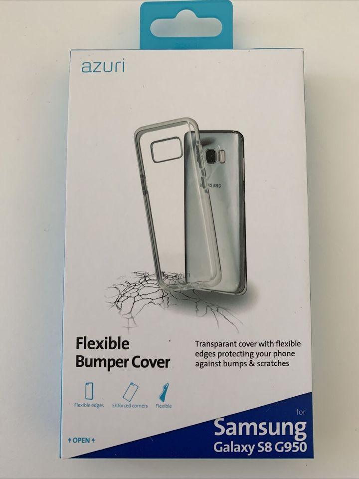 azuri Bumper Cover TPU Schutzhülle für Samsung Galaxy S8 G950 Tra in Illingen