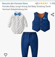 Set 86 Anzug Hemdbody Hose Weste mit Fliege Zwillinge Bayern - Schwindegg Vorschau