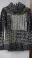Desigual,Pullover,wie Neu,Gr.36,schwarz-grau-glitzer Sachsen - Hohndorf Vorschau