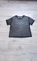 Mesh T-Shirt Shirt mit Glitzer Festival schwarz silber bunt Dortmund - Asseln Vorschau