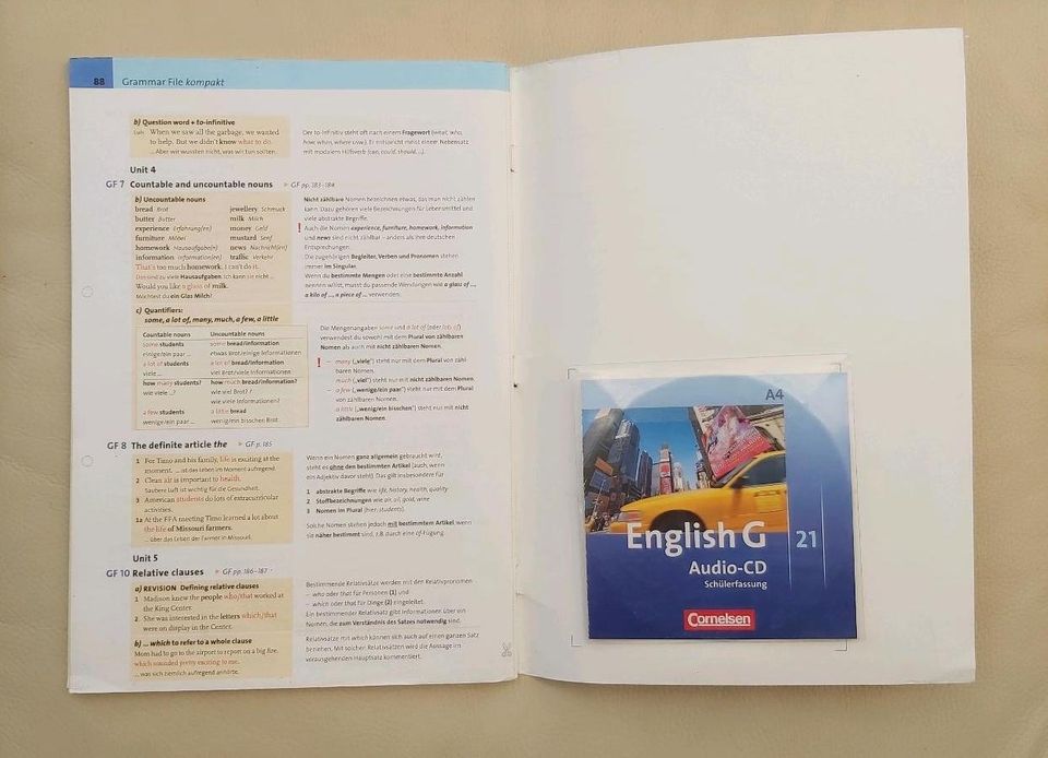 Schulbuch Englisch für Gymnasium mit Audio CD in Magdeburg