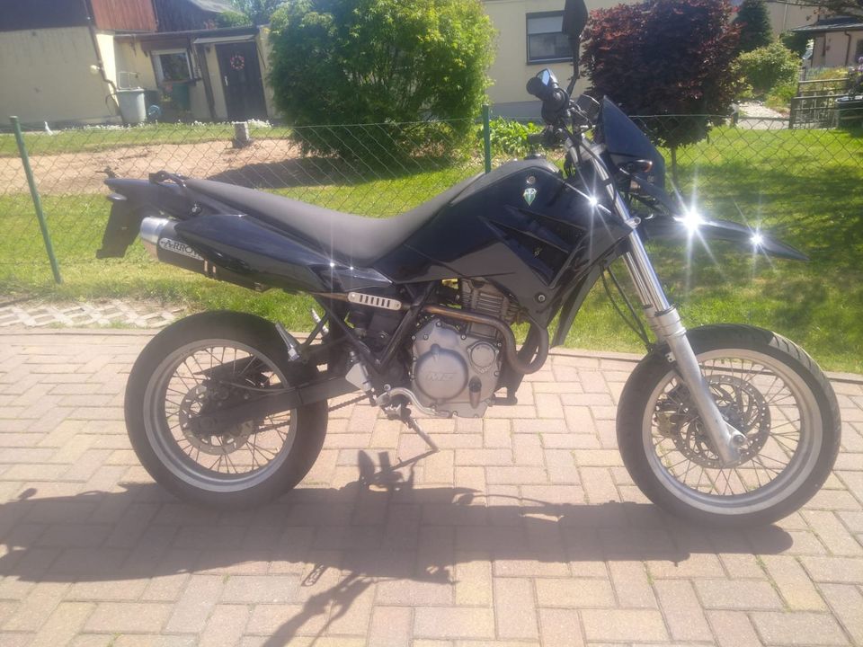 TOP!!! neu lackierte MZ 125 SM Supermoto MuZ (SX RT) A1 Motorrad in Neukirchen/Erzgeb