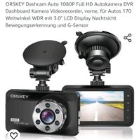 ORSKEY Dashcam Auto 1080P Full HD Autokamera Sachsen - Krostitz Vorschau