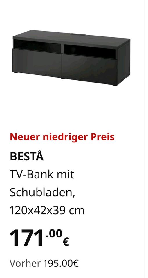 IKEA BESTA TV-Bank * TV-Regal * TV-Tisch in Gütersloh