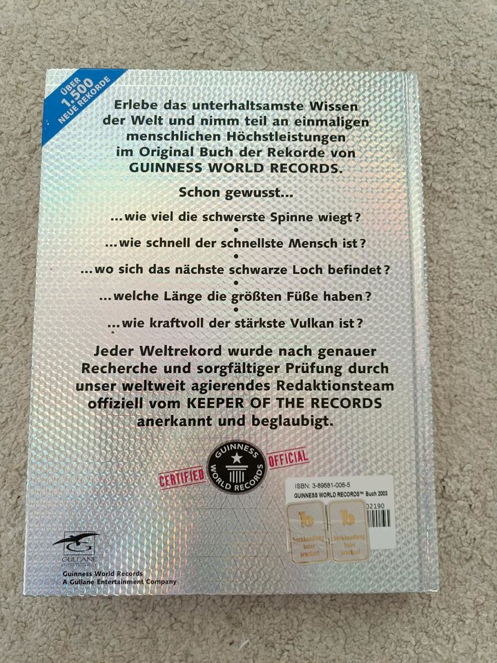 Guinness world records 2003 in Forst