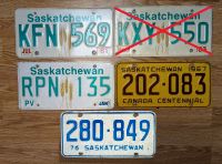 Kanada License Plate Saskatchewan 1967/76/81/83/97 Nummernschild Schleswig-Holstein - Lübeck Vorschau