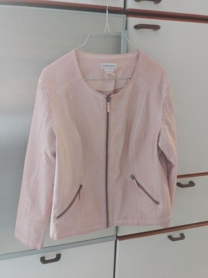 Damenlederjacke (kunst) Gr 42 rosa von LAURA KENT in Greven