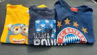 3x T-Shirts - Gr. 104 - Minions - FC Bayern Bayern - Hirschaid Vorschau