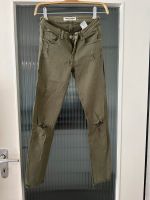 Ripped Jeans Gr. S 36 Khaki olivgrün von Tally Weijl Damen Freiburg im Breisgau - Altstadt Vorschau