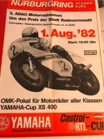 Altes Poster Motorradrennen Nürburgring Radevormwald 1982 Nordrhein-Westfalen - Dinslaken Vorschau