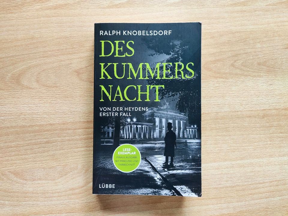 Ralph Knobelsdorf: Des Kummers Nacht, Krimi, TB in Norderstedt