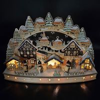 Holz LED Schwibbogen Lichterbogen Weihnachtsdeko Dekoration Freiburg im Breisgau - Neuburg Vorschau