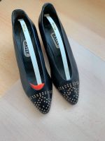 Bally Leder Pumps Schuhe schwarz gold gr 40 elegant Baden-Württemberg - Freiburg im Breisgau Vorschau