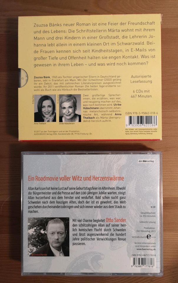 2x Hörbücher CDs Der Hundertjährige, der aus dem Fenster stieg in Dresden