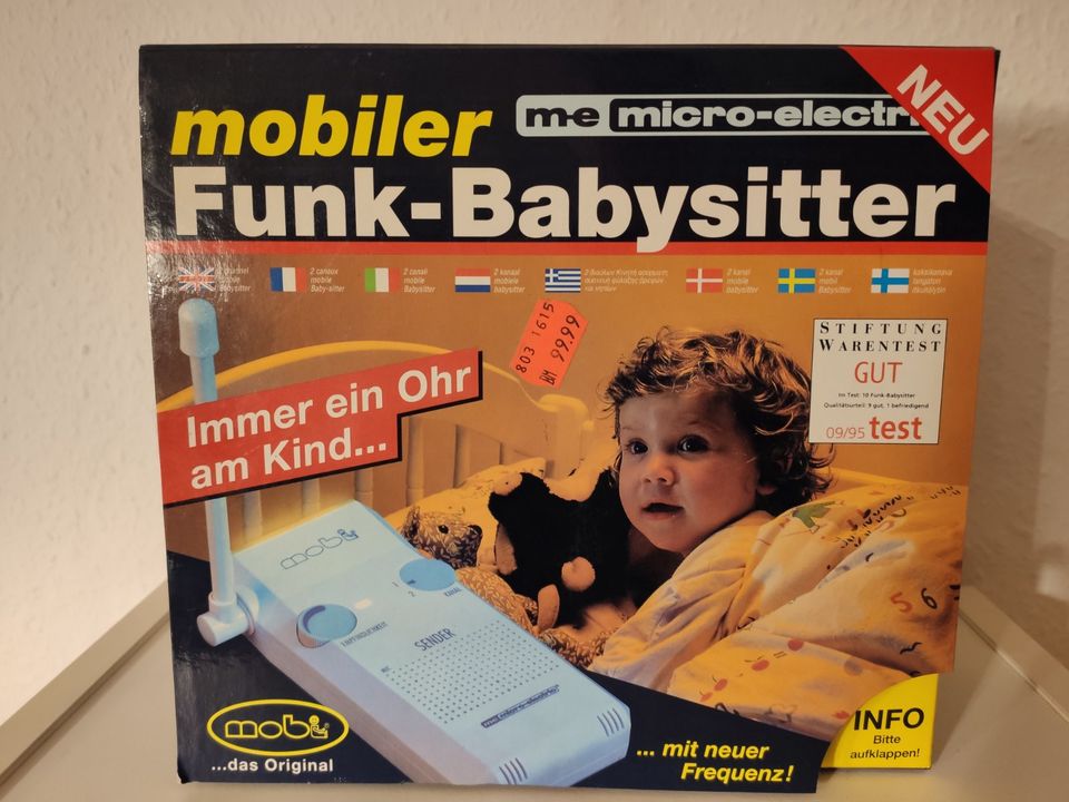 Mobiler Funk-Babysitter 2-Kanal-Technik inkl. Netzladestation in Essen