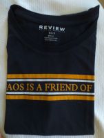 T-Shirt schwarz - Review mit Print  -  Gr. S Sachsen - Chemnitz Vorschau